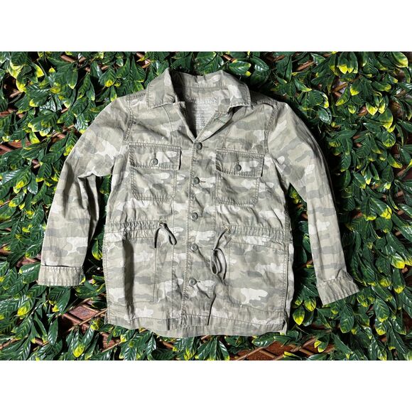 American Eagle Camo Button Up Jacket Size Small - Picture 6 of 7